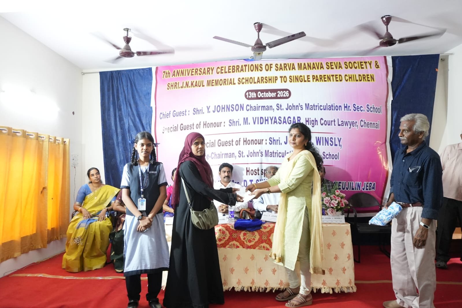 Community members at 7th Anniversary celebration